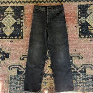 Levi's Women's Ankle & Cropped Jeans - Dark Gray